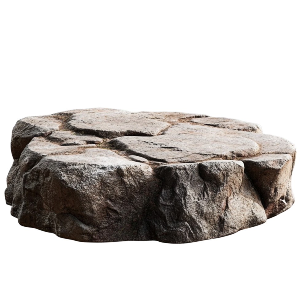Stone with Rough Texture and Flat Surface png