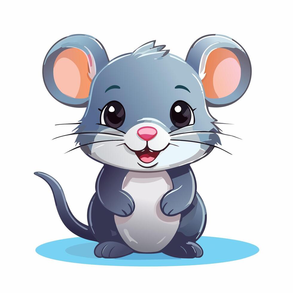 Rat Mouse Cute Small Cartoon vector