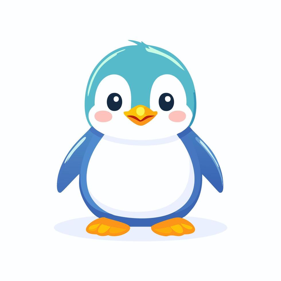 Penguin Cute Small Cartoon vector