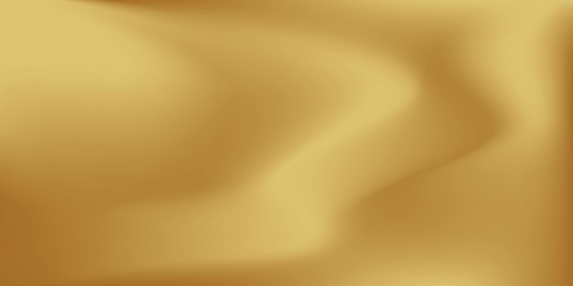 Gold abstract blurred gradient background. illustration. vector