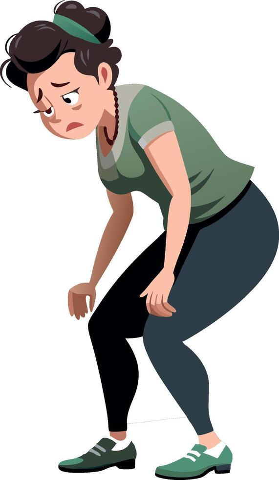 Drunk shaky stable person- vector