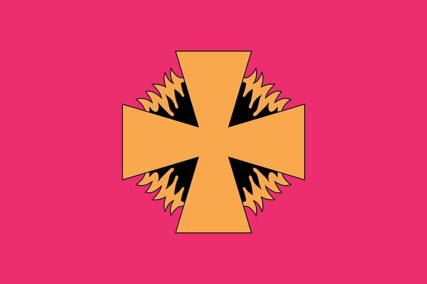Flag of the Golden Bear vector