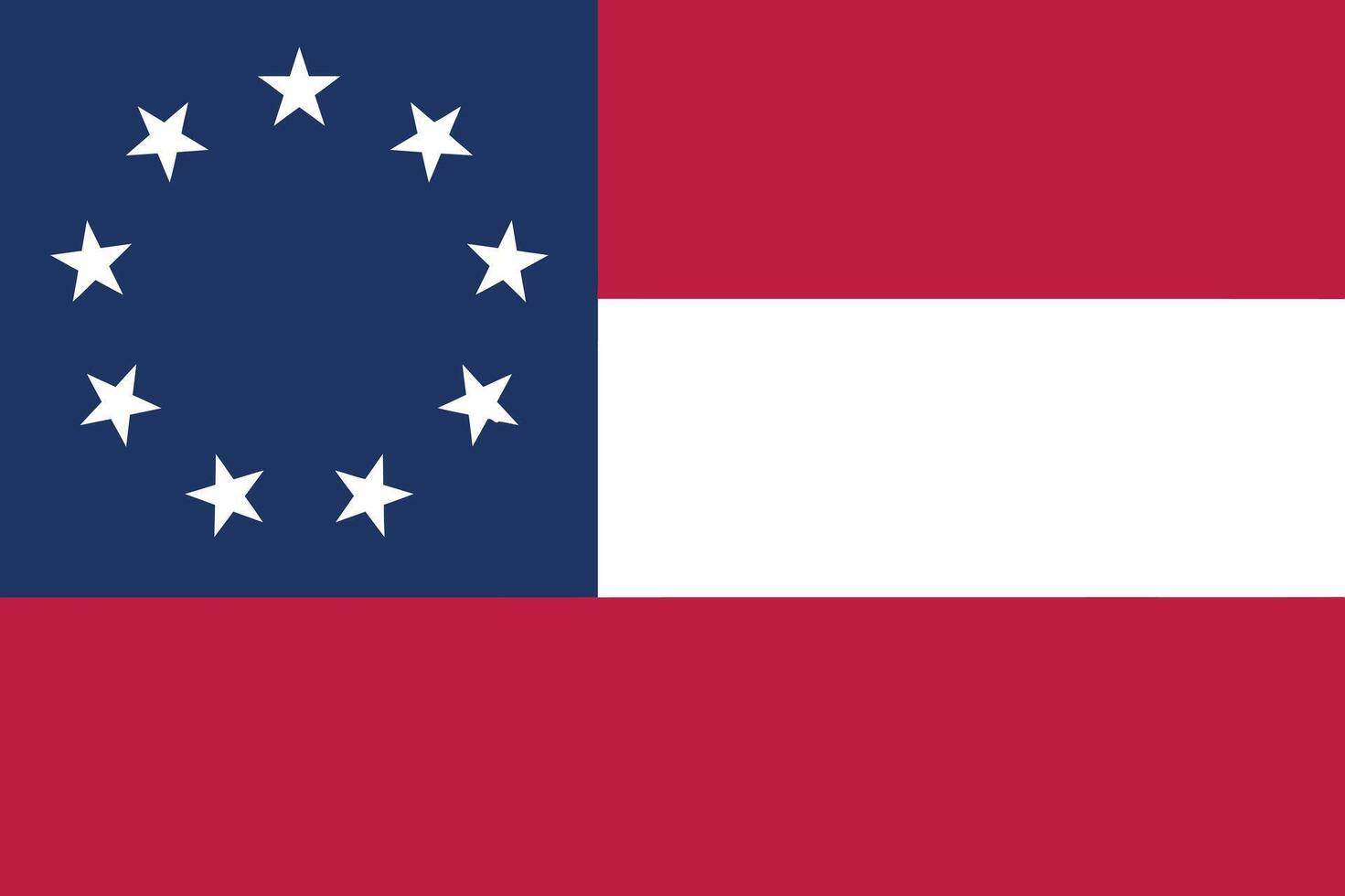 Flag of the Confederate States of America, Kentucky vector