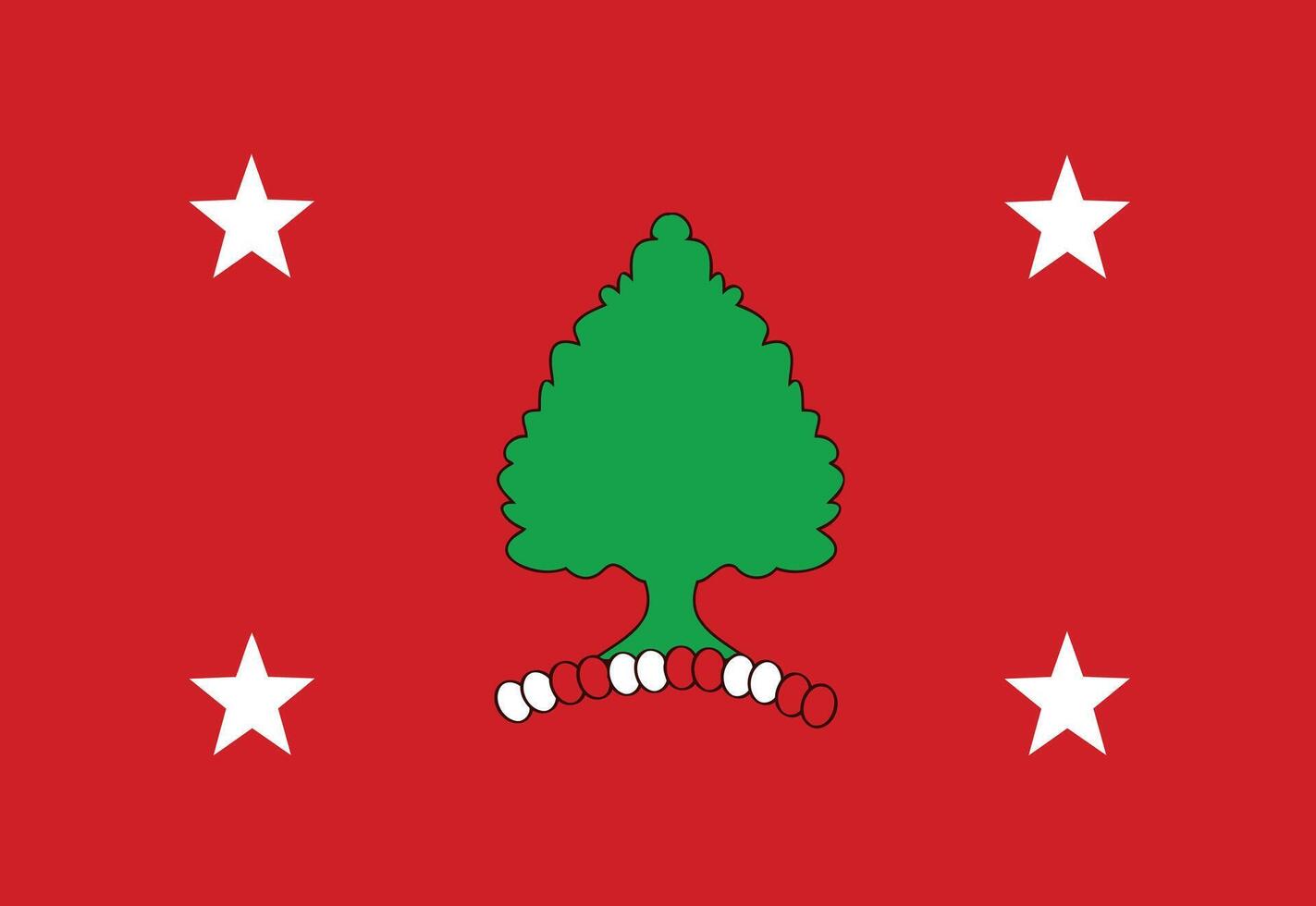 Top view of Governor of Tennessee , USA flag, no flagpole. Plane design layout Flag background vector