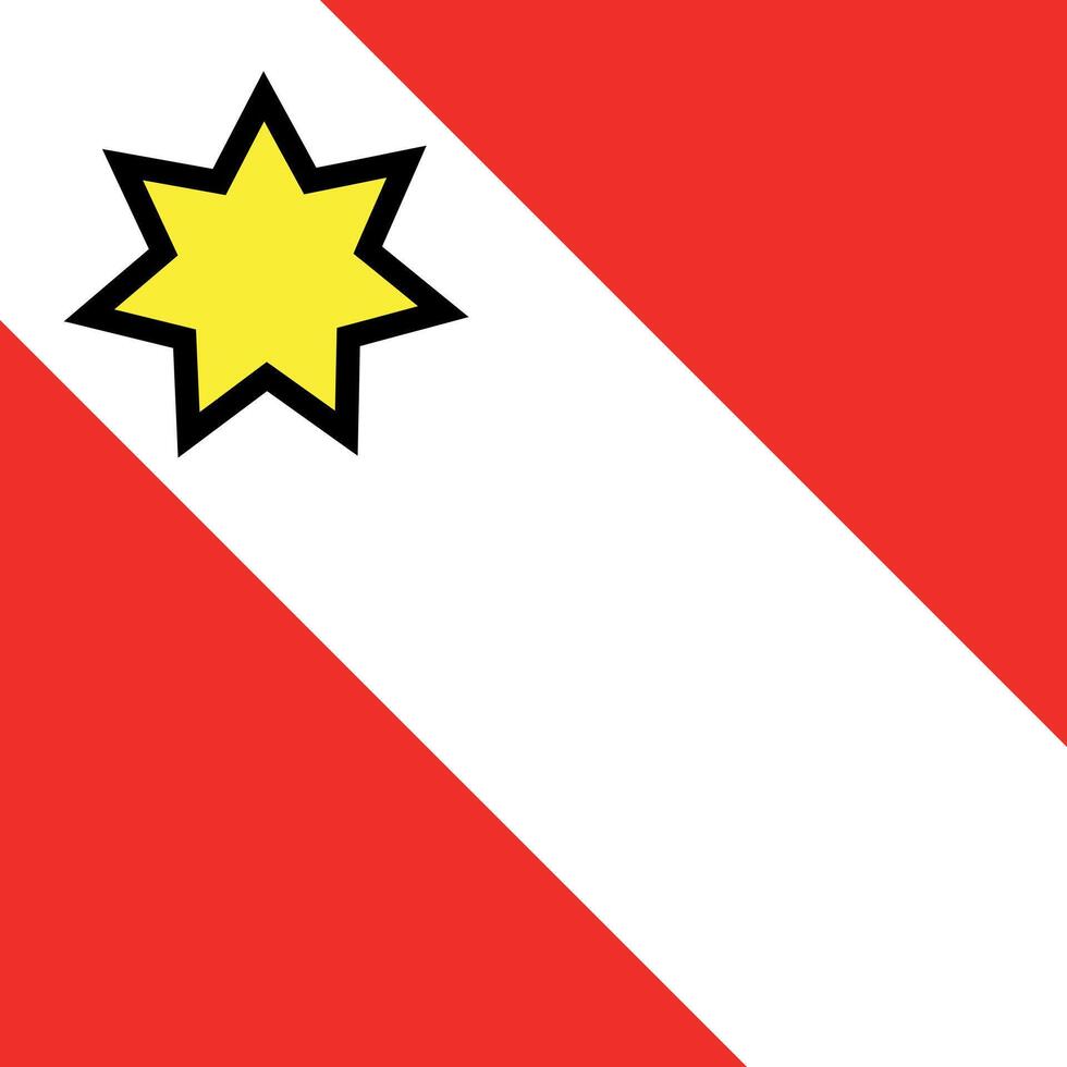 The of a flag Thun vector