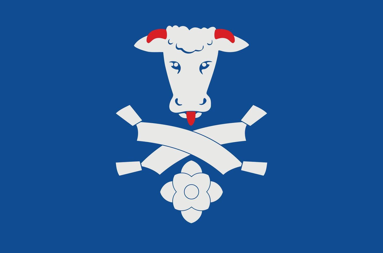 The of a flag Svenljunga vector