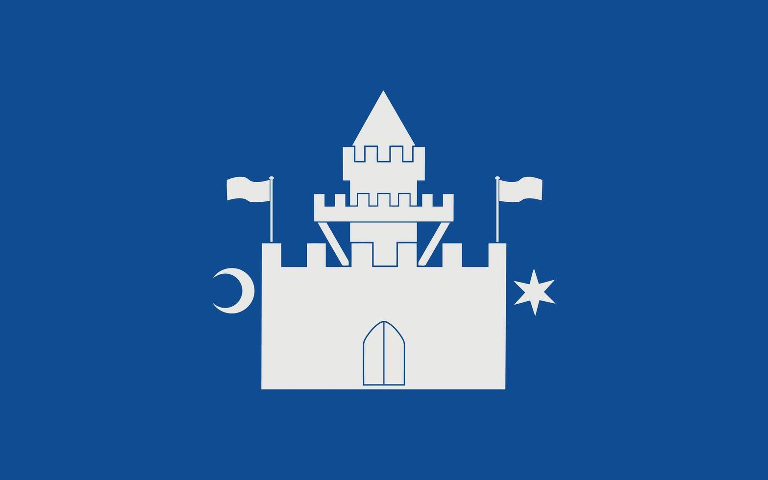 The of a flag Trelleborg vector