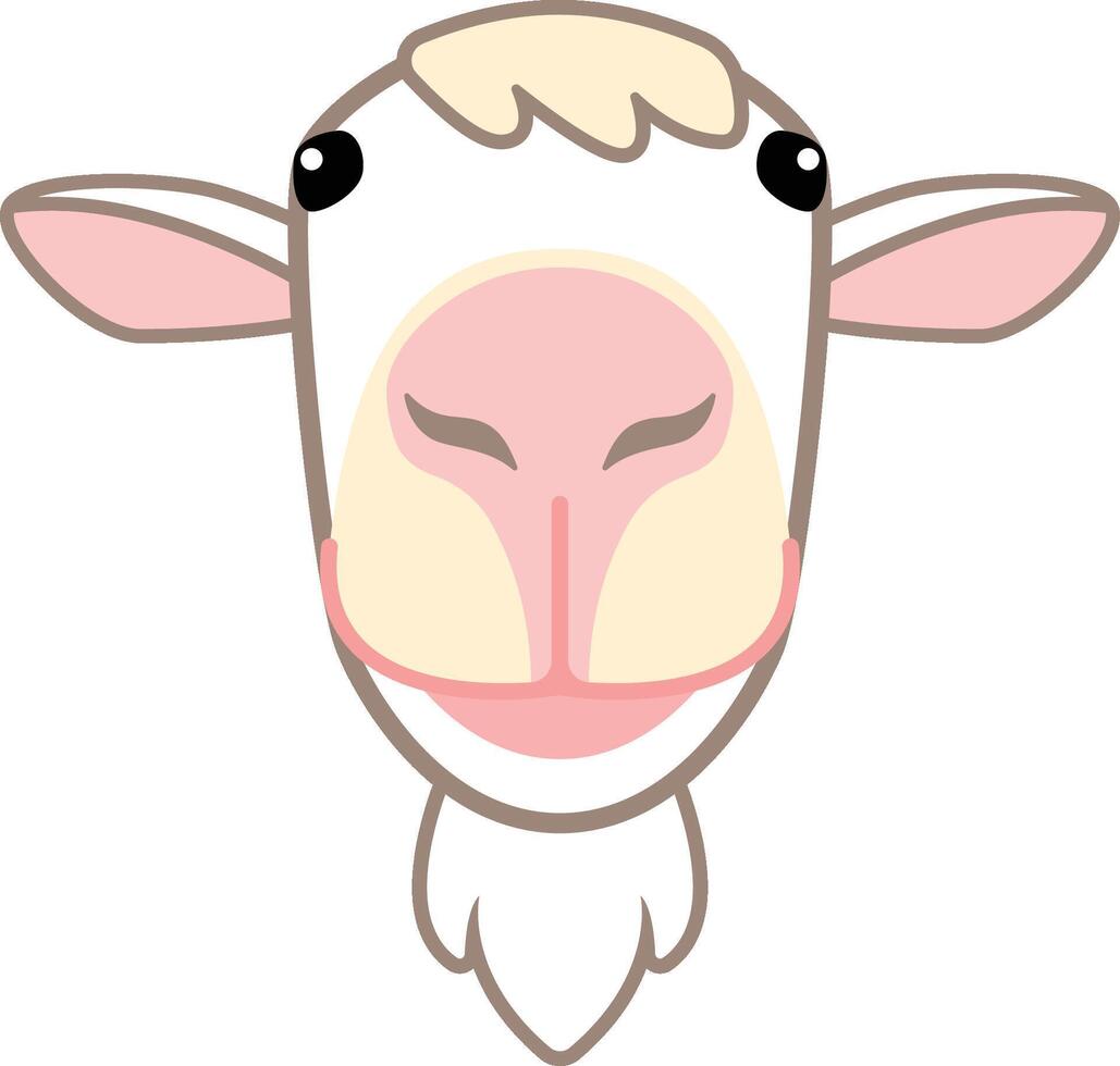 fisheye lens goat vector