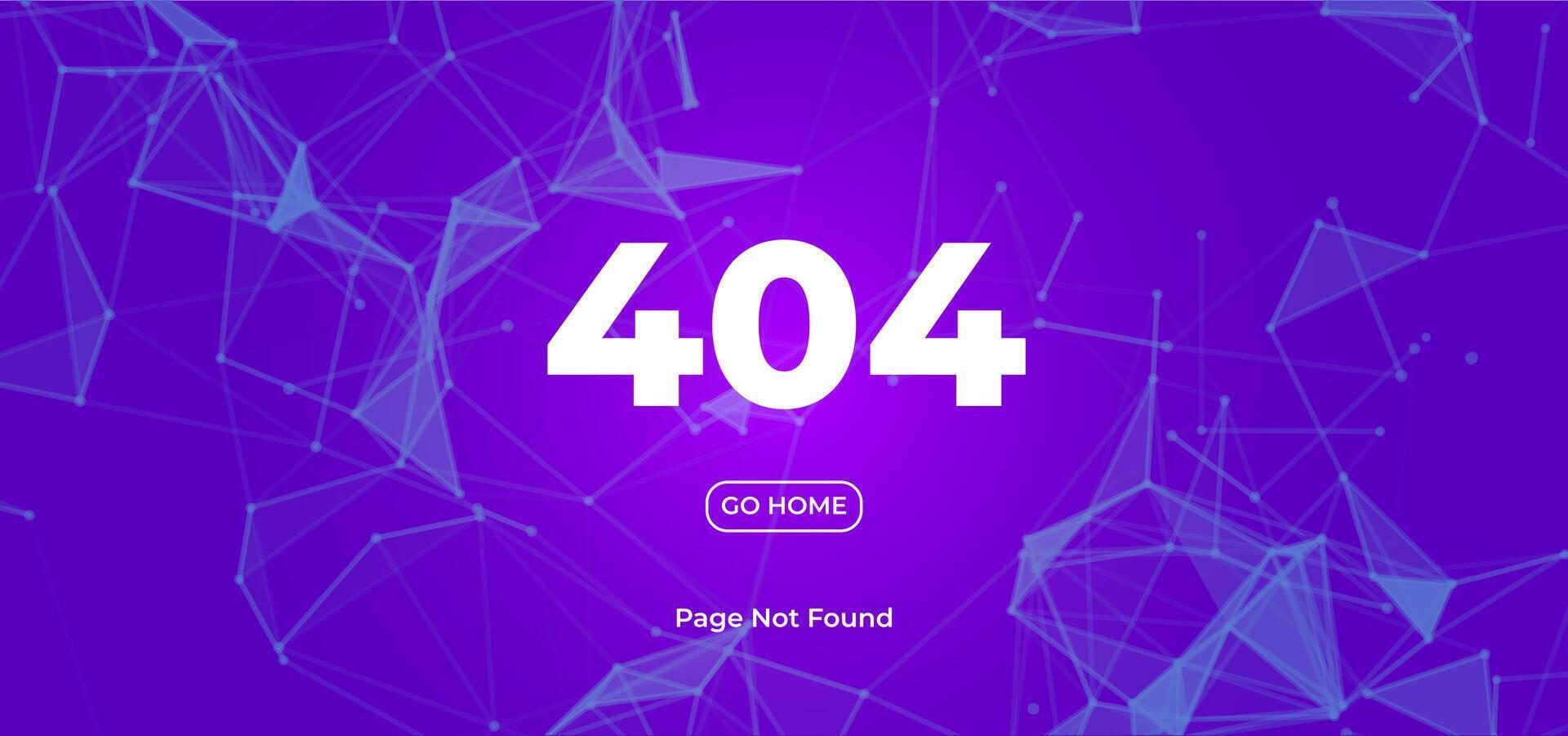 404 Page not found error. layout template vector