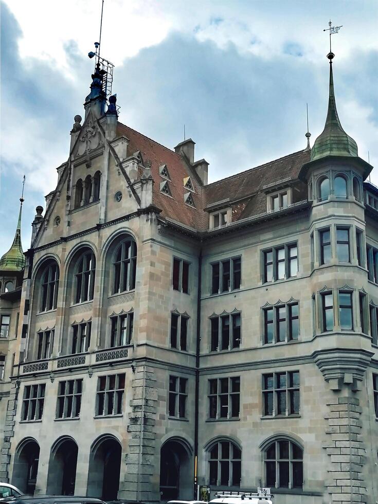 Scenic summer view of the Old Town architecture of Zurich, March 26, 2024 photo