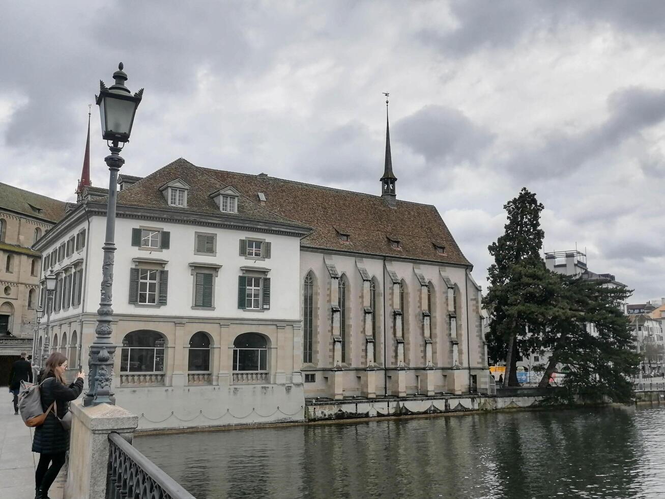 Scenic summer view of the Old Town architecture of Zurich, March 26, 2024 photo