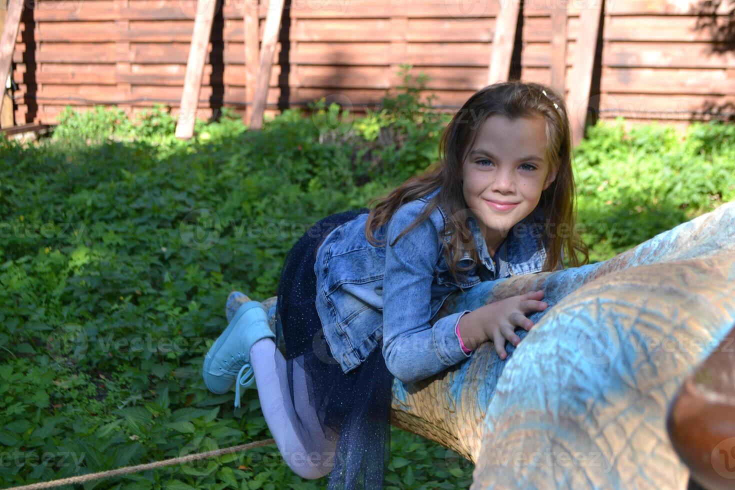 Good leisure for a child. Teaching a child through play photo