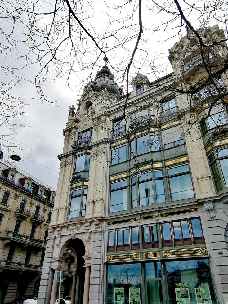 Scenic summer view of the Old Town architecture of Zurich, March 26, 2024 photo