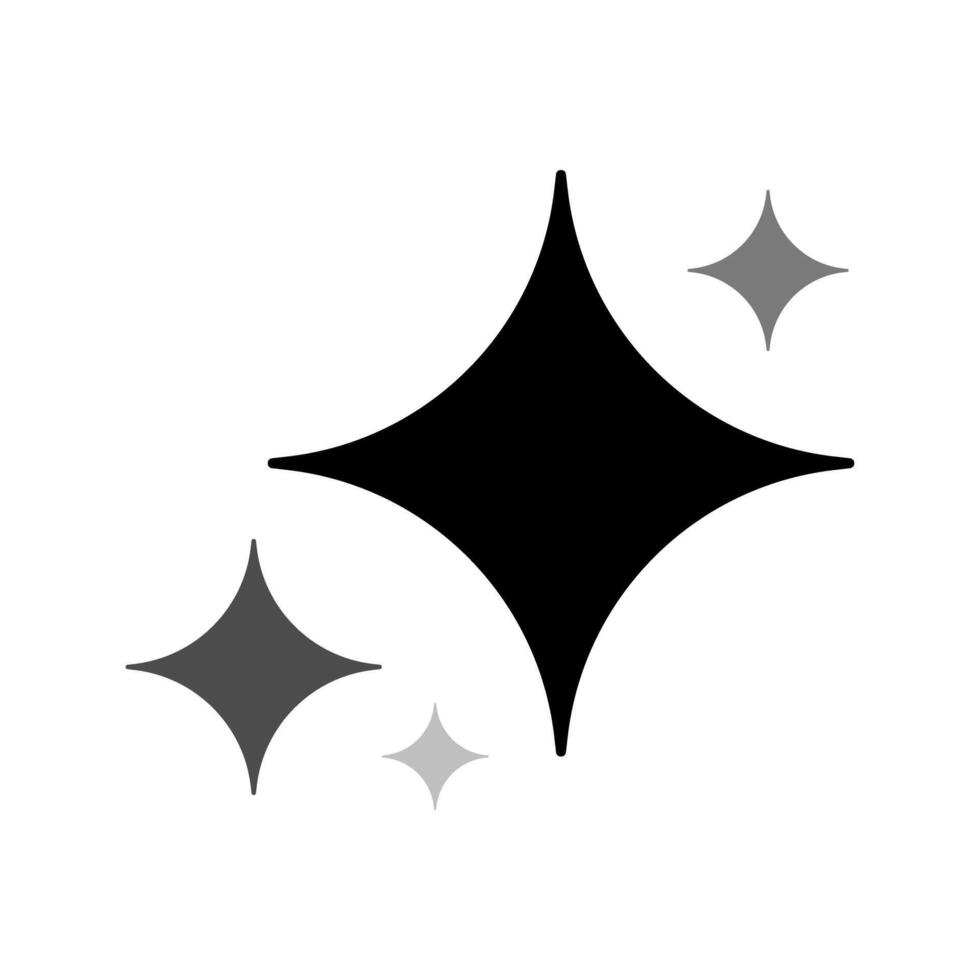 Generate Ai star app icon. Artificial Intelligence Command Artwork creation tool. Modern illustration vector