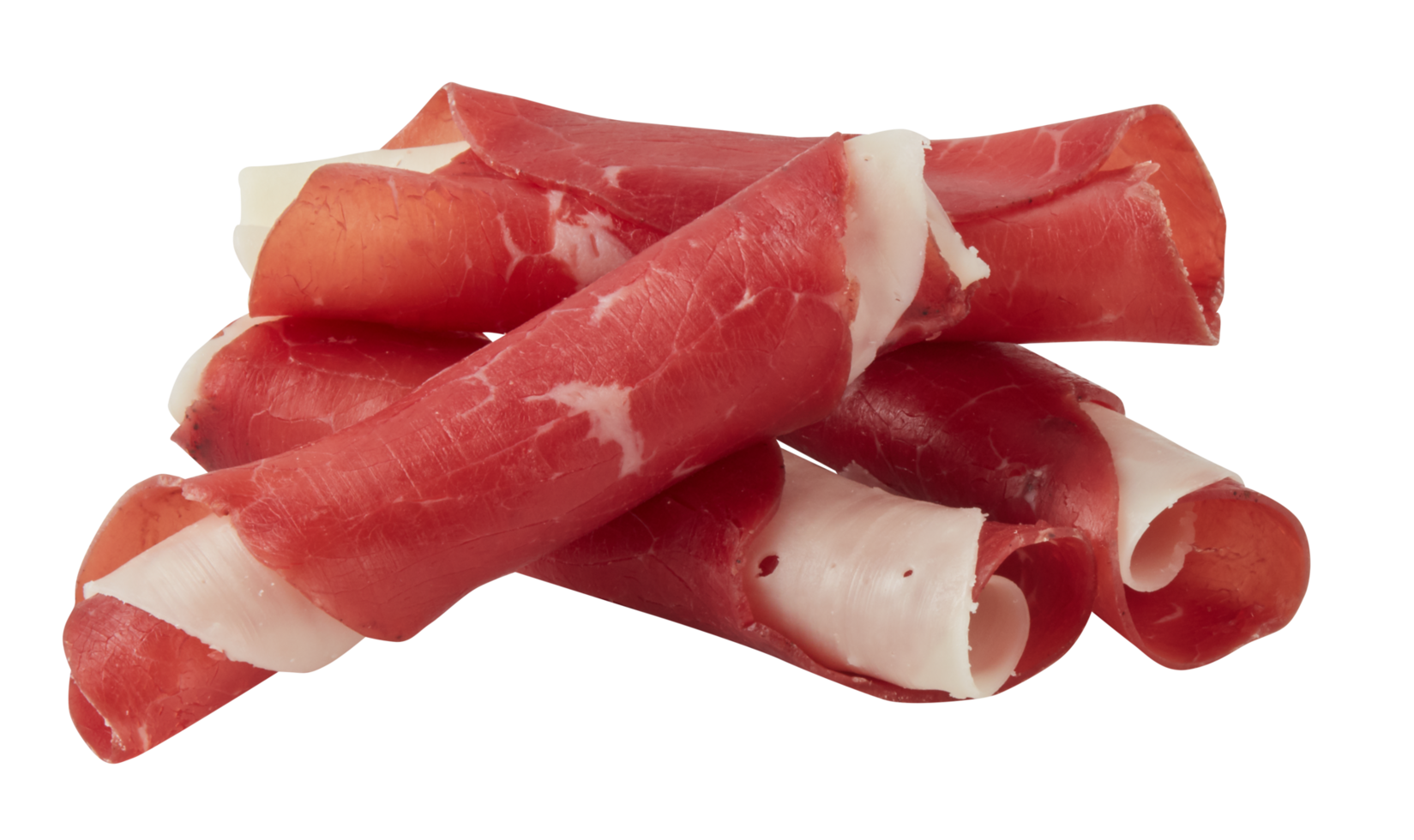 Ham roll Sliced cut out isolated transparent background png