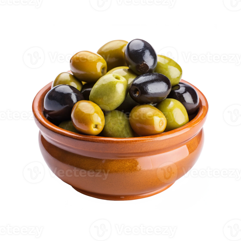 green and black olives png