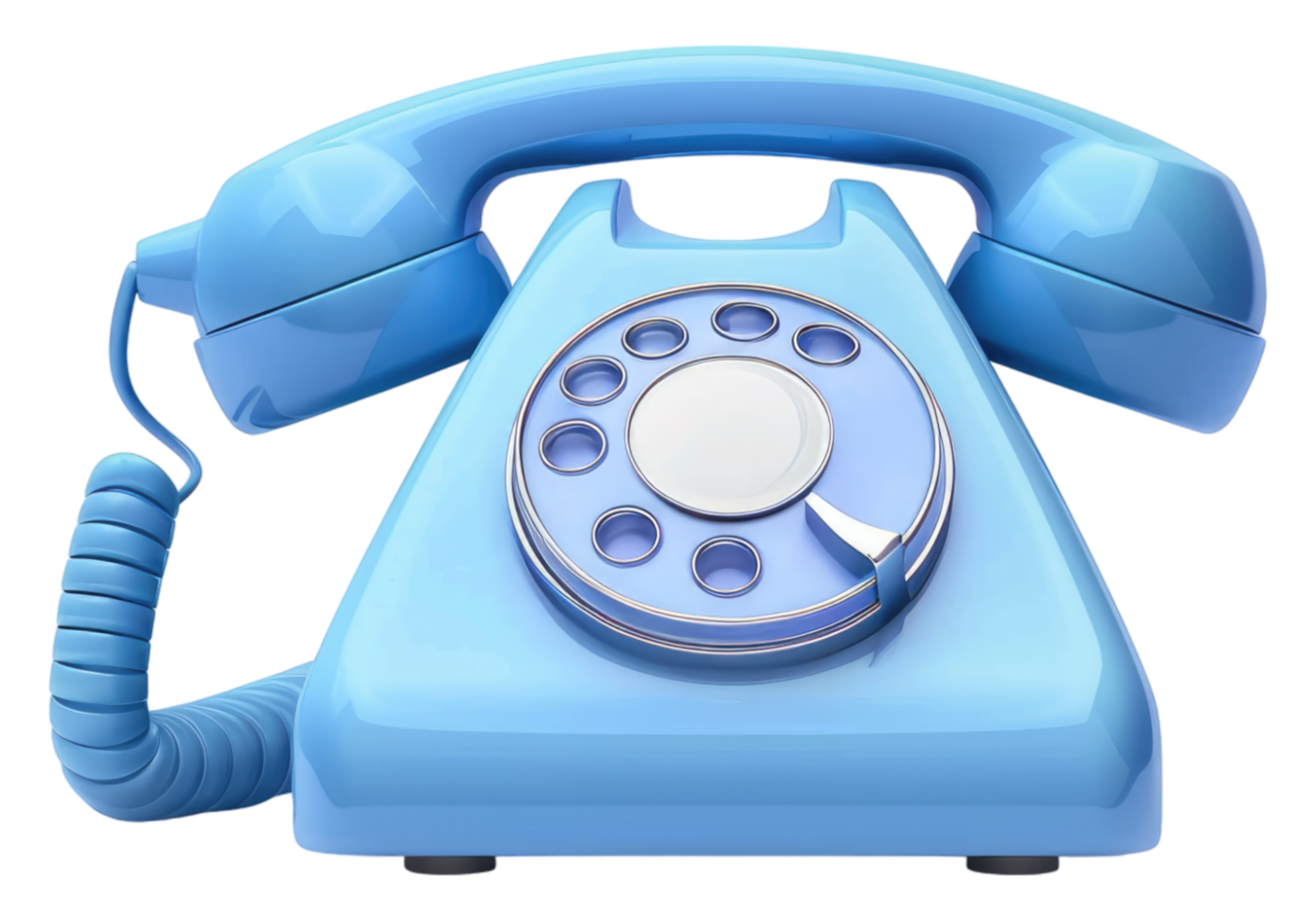 Telephone isolated, transparent background, , cutout. png