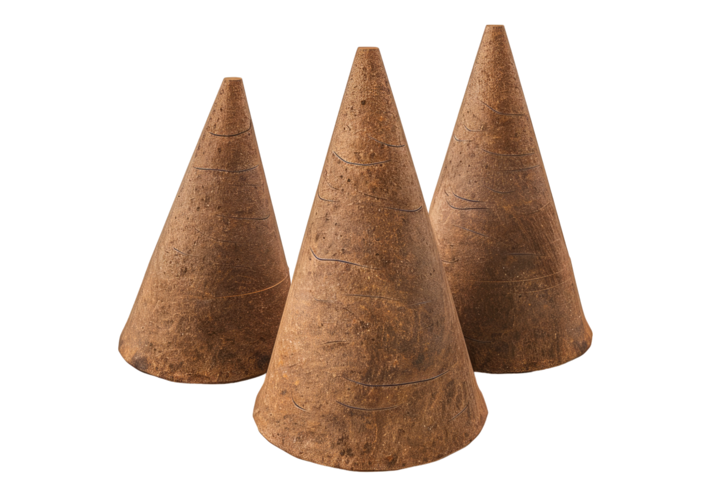 Incense cones isolated, transparent background, , cutout. png