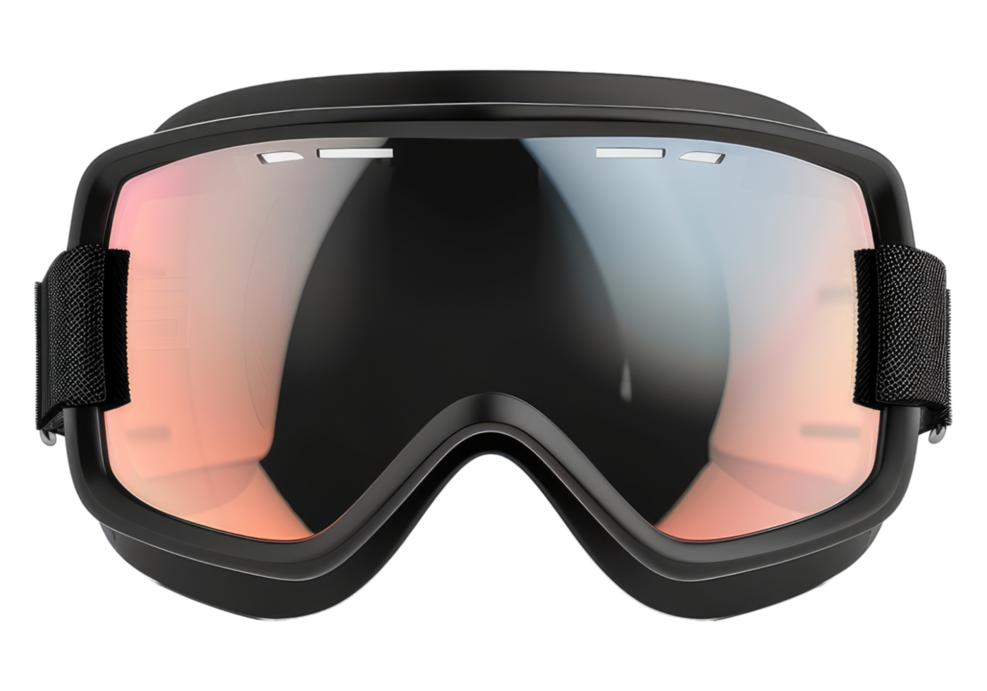 Ski goggles isolated, transparent background, , cutout. png