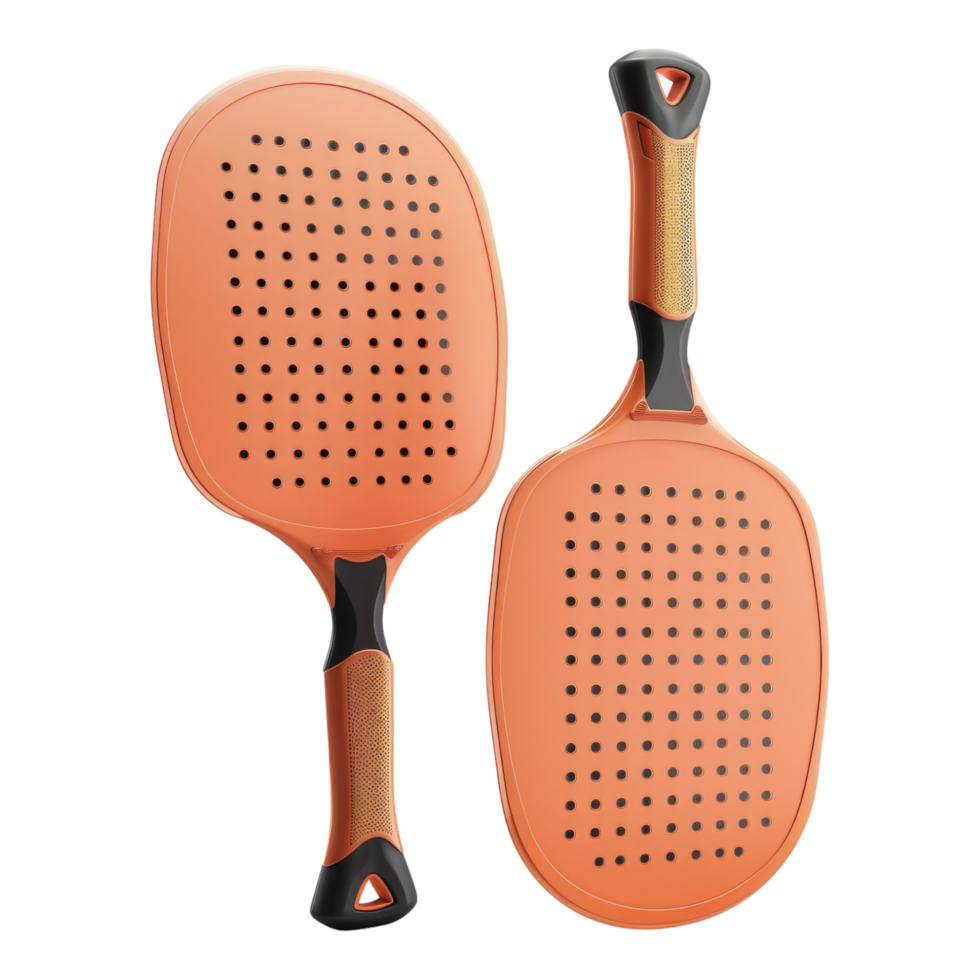 Pickleball paddles Isolated on transparent background. png