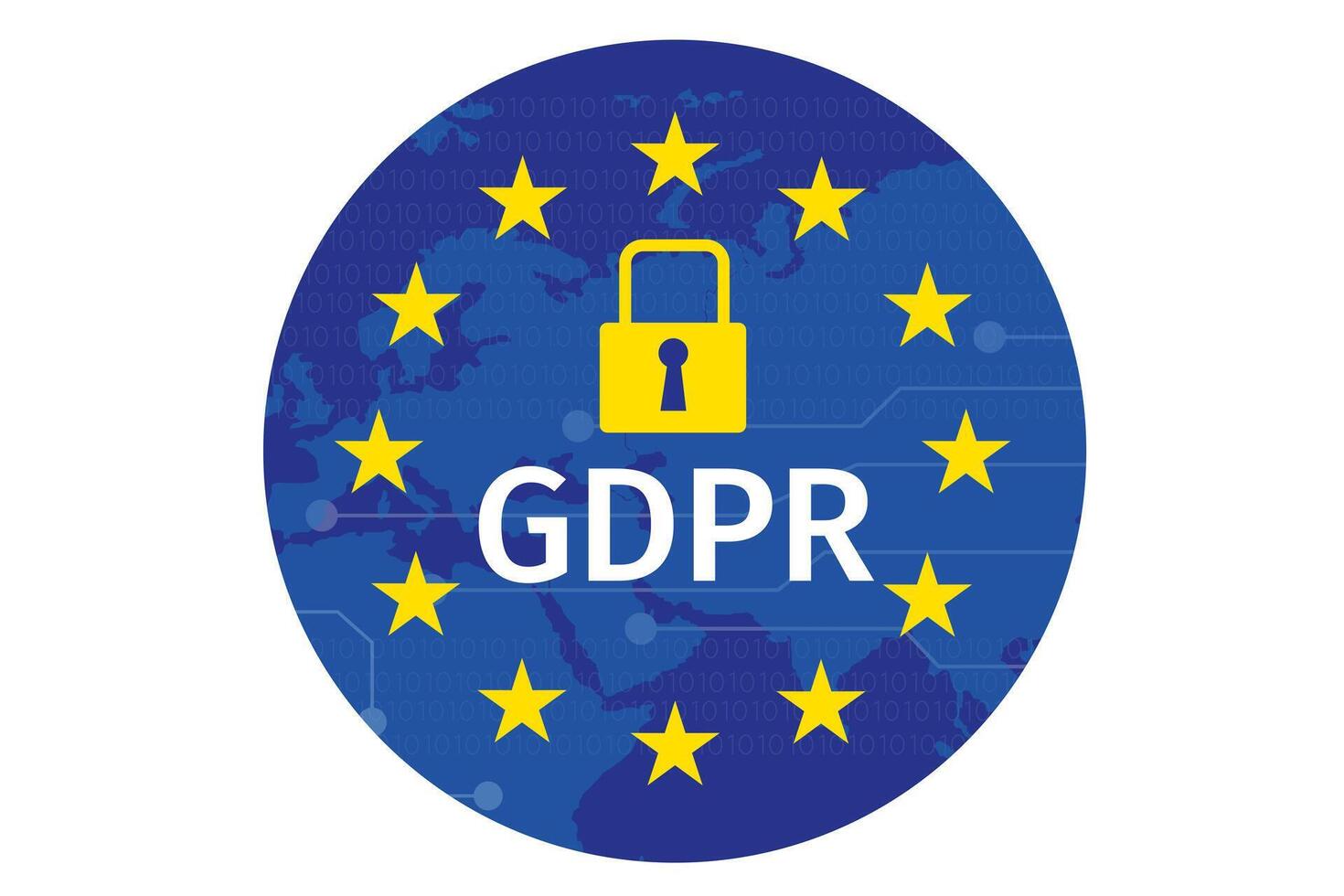 GDPR The EU General Data Protection Regulation is the most important change in data privacy regulation vector