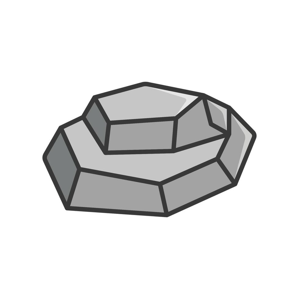 stone icon design template simple and clean vector