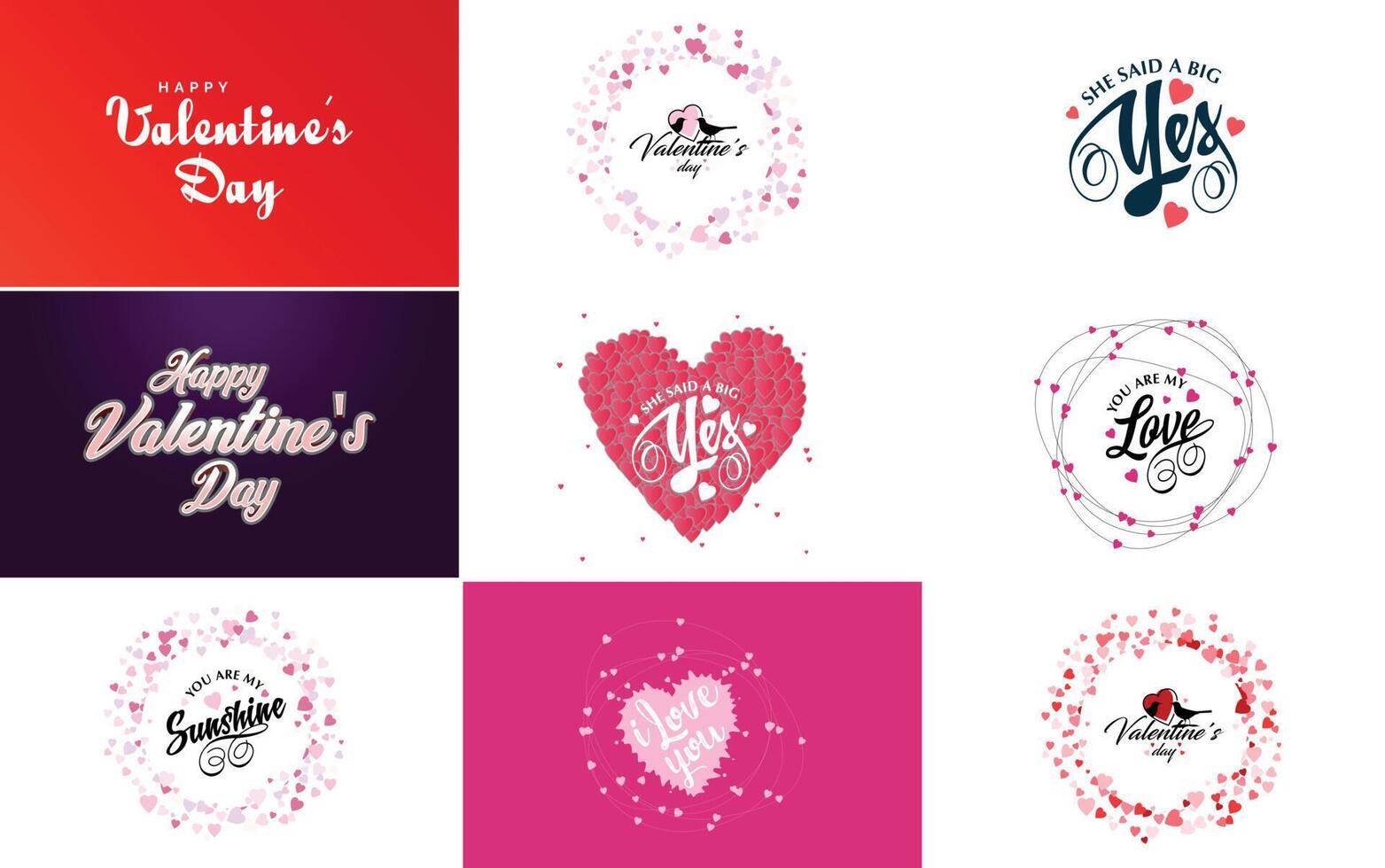I Love You hand drawn lettering with a heart design suitable for use as a Valentine s Day greeting or in romantic designs vector