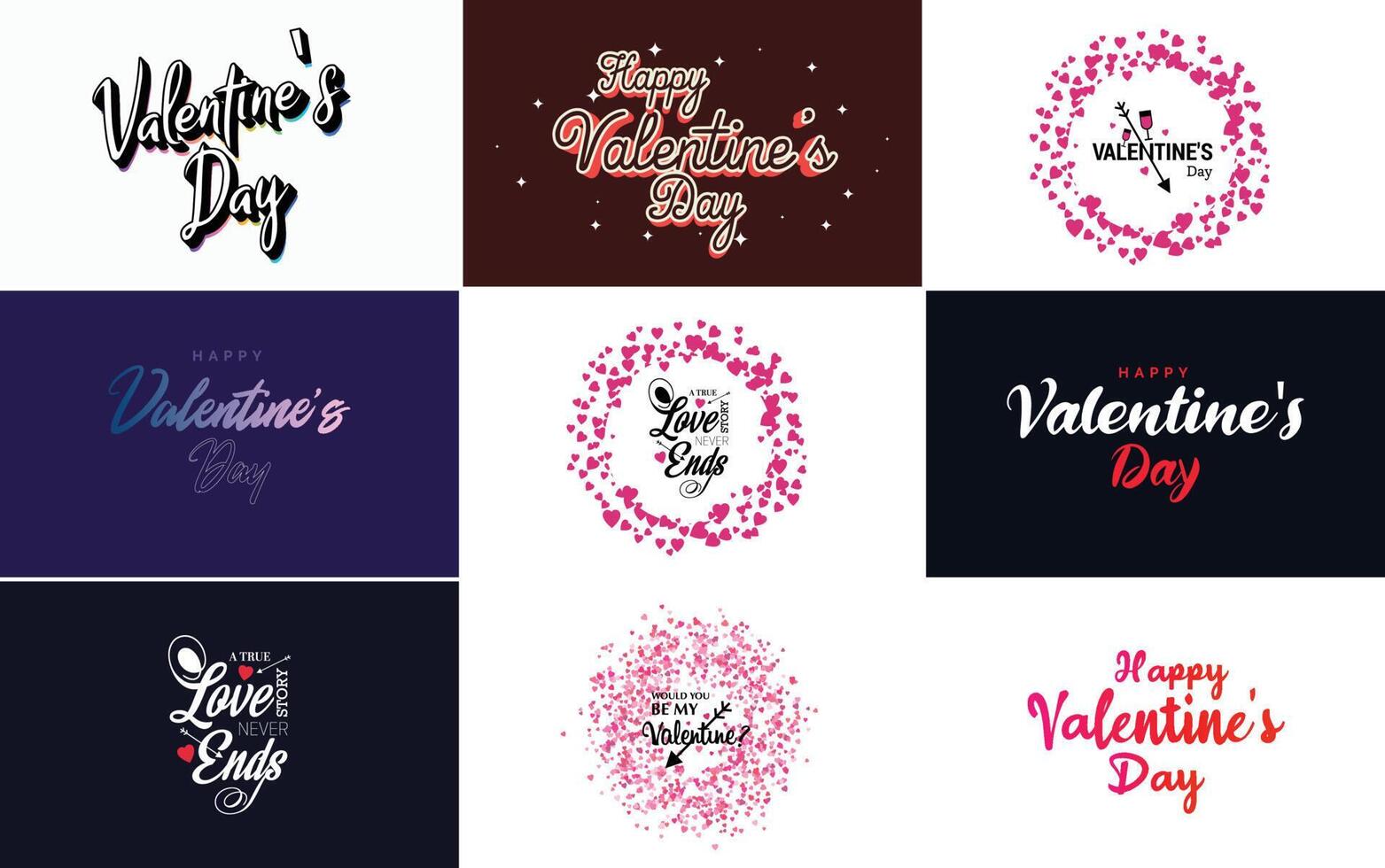 Love word hand drawn lettering and calligraphy with a cute heart on a red white and pink background Valentine s Day template or background suitable for use in Love and Valentine s Day concepts vector