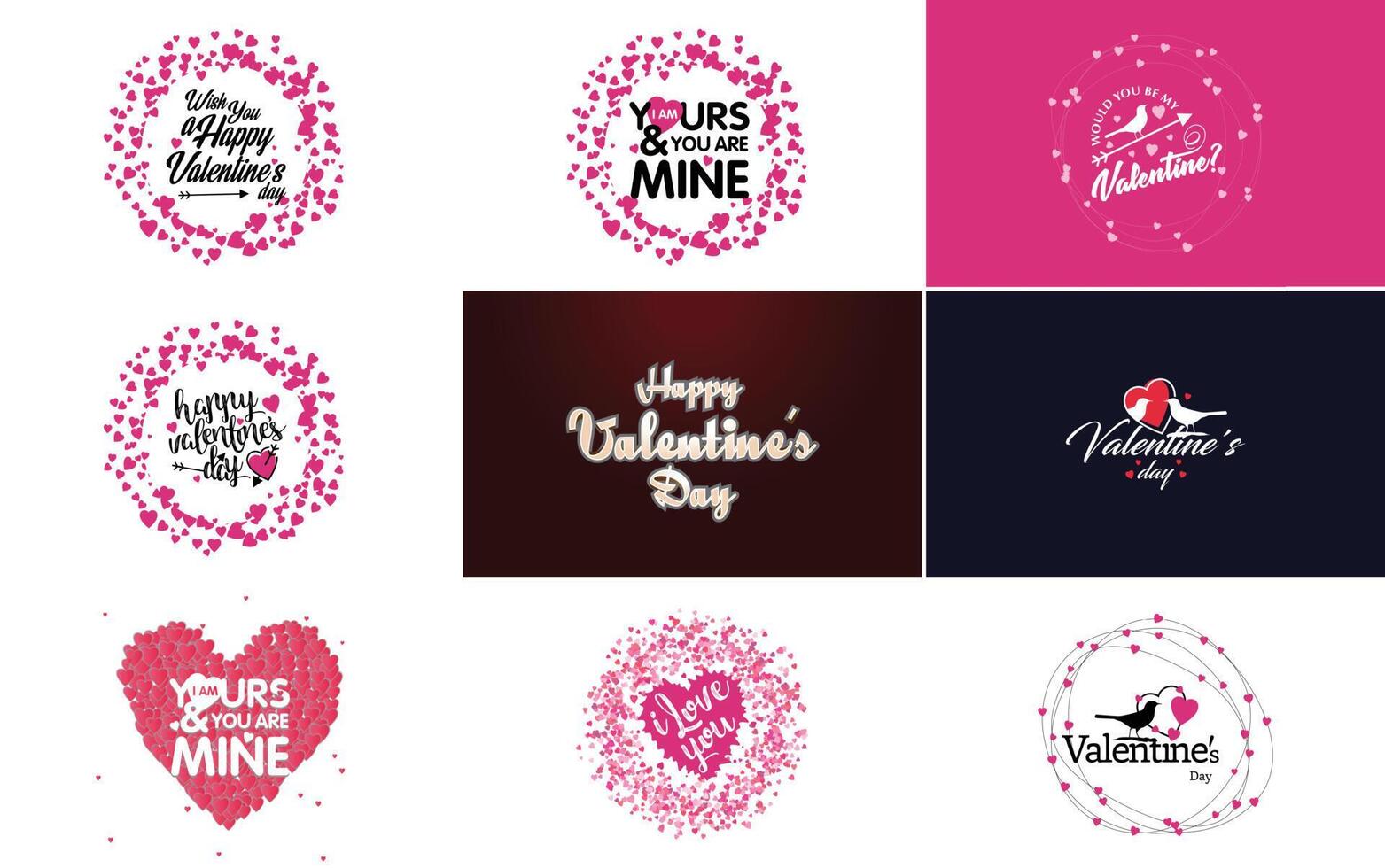 I Love You hand drawn lettering and calligraphy with a heart design suitable for use as a Valentine s Day greeting vector