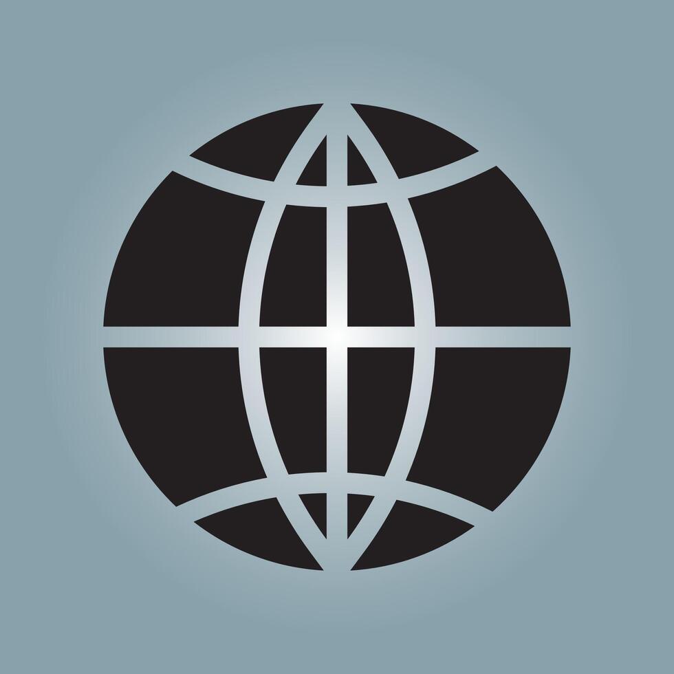 Globe Logo color Changeable vector