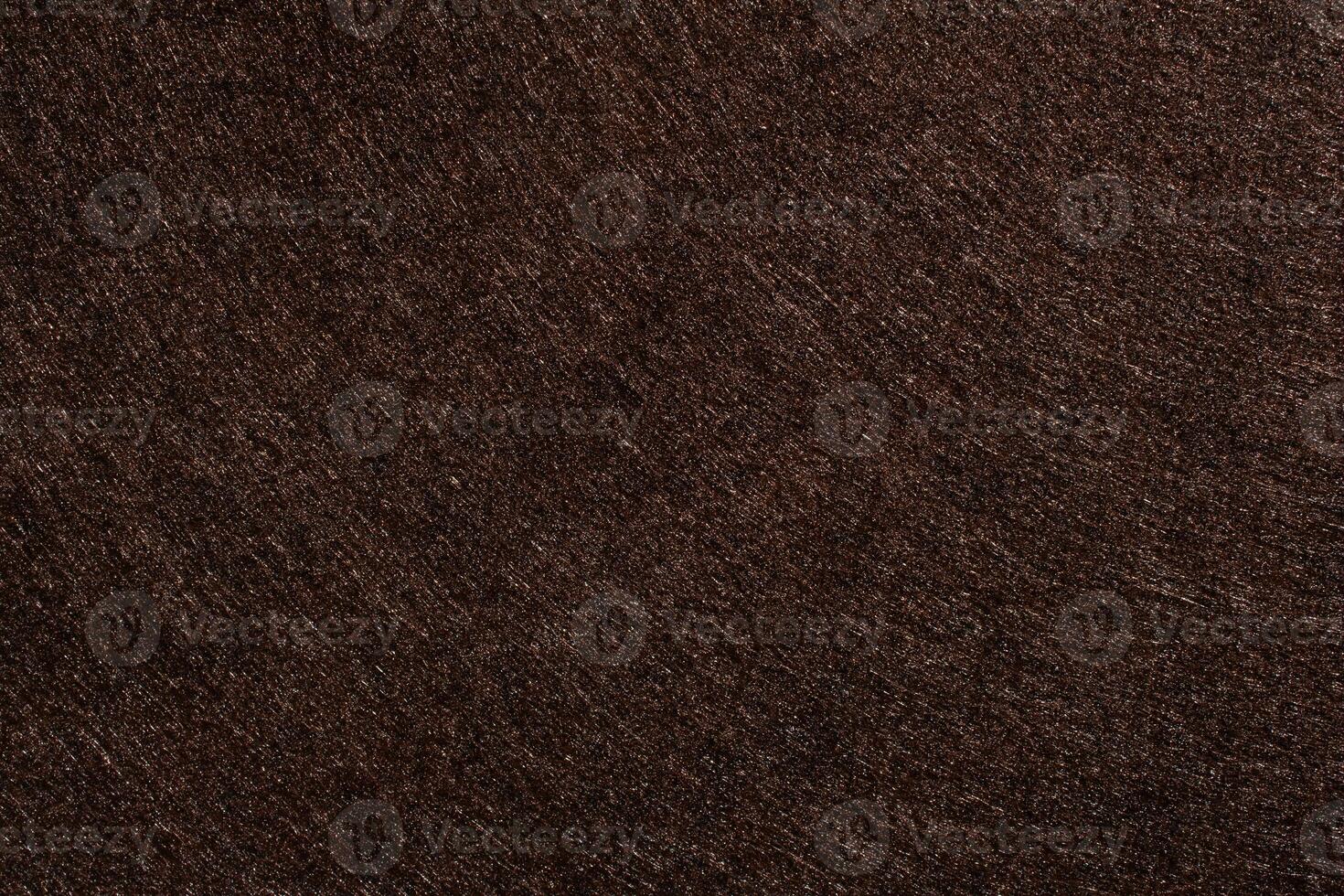 Brown felt texture with copy space, fabric background photo
