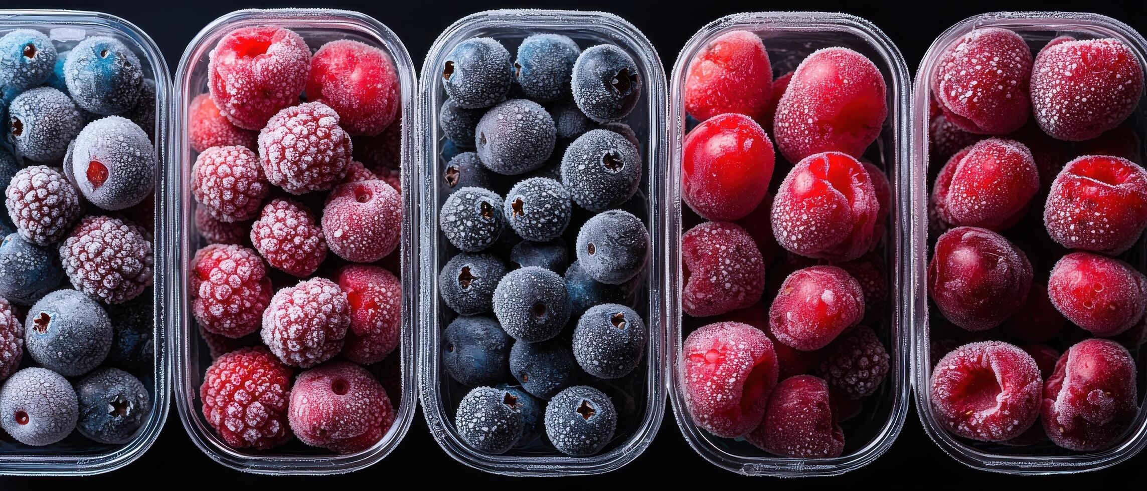 Freshly Preserved Fruits in Transparent Containers for Optimal Storage and Longevity photo