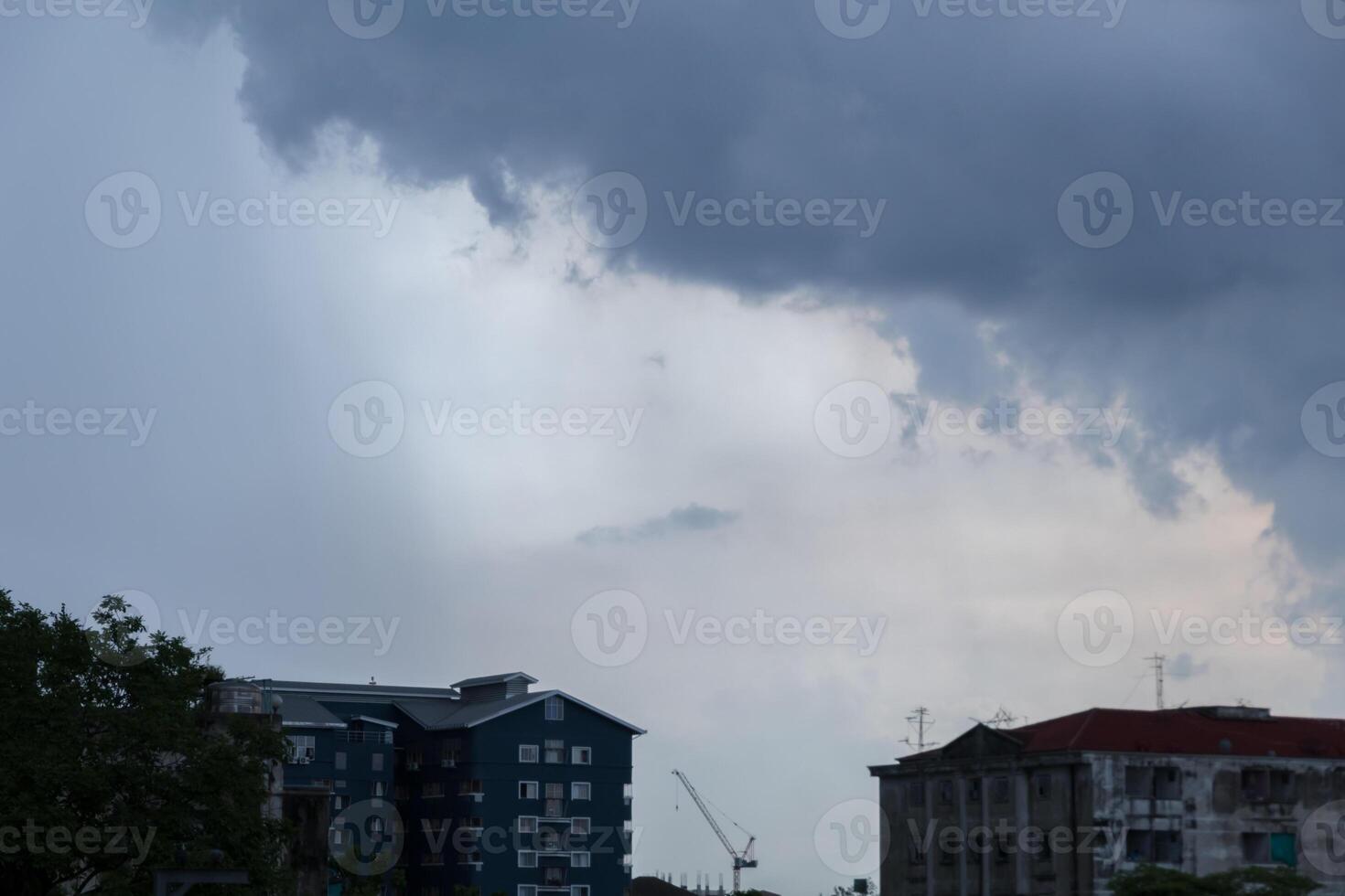 Blue sky background with tiny clouds, Nature cloud blue sky background, Blue Sky with Fluffy White Clouds on a Sunny Summer Day photo