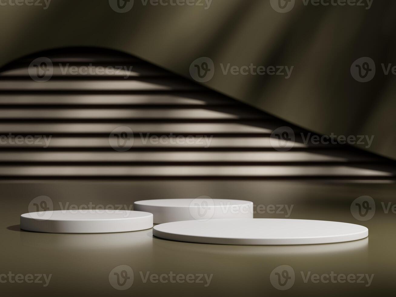 3d display product minimal scene with geometric podium platform. cylinder background 3d rendering with podium. stand for cosmetic products. Stage showcase on pedestal 3d studio photo