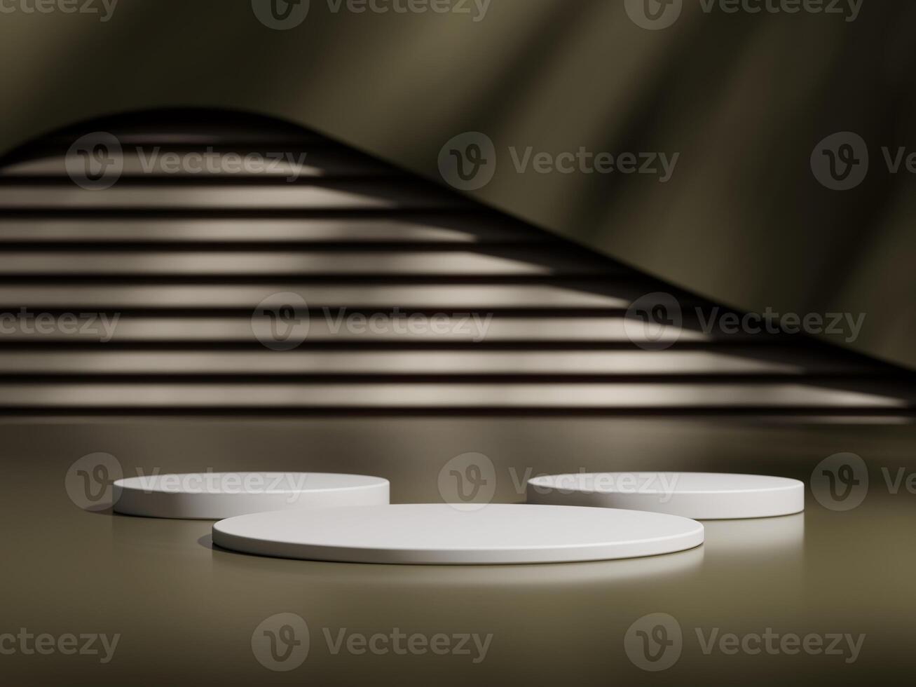 3d display product minimal scene with geometric podium platform. cylinder background 3d rendering with podium. stand for cosmetic products. Stage showcase on pedestal 3d studio photo