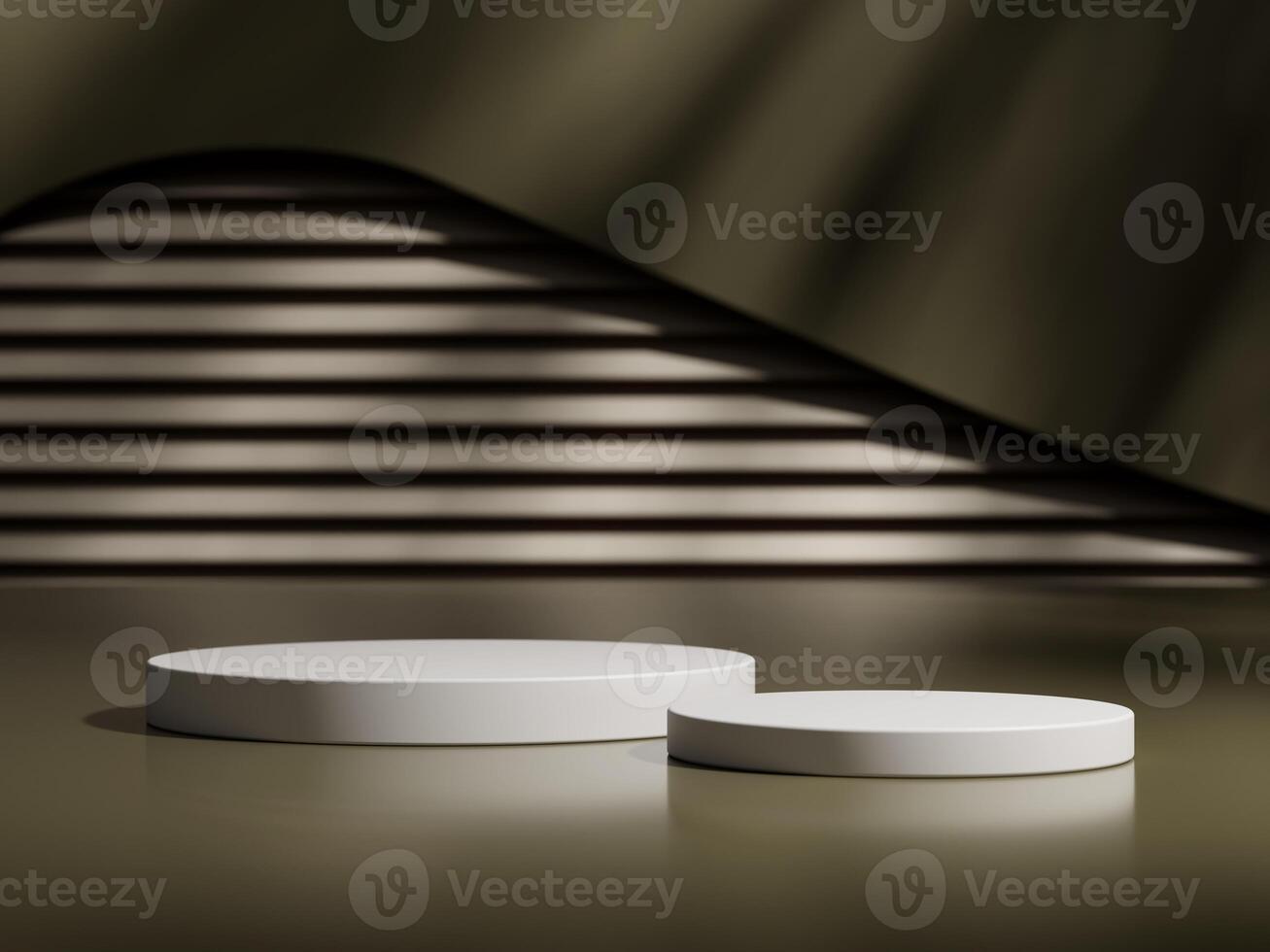 3d display product minimal scene with geometric podium platform. cylinder background 3d rendering with podium. stand for cosmetic products. Stage showcase on pedestal 3d studio photo