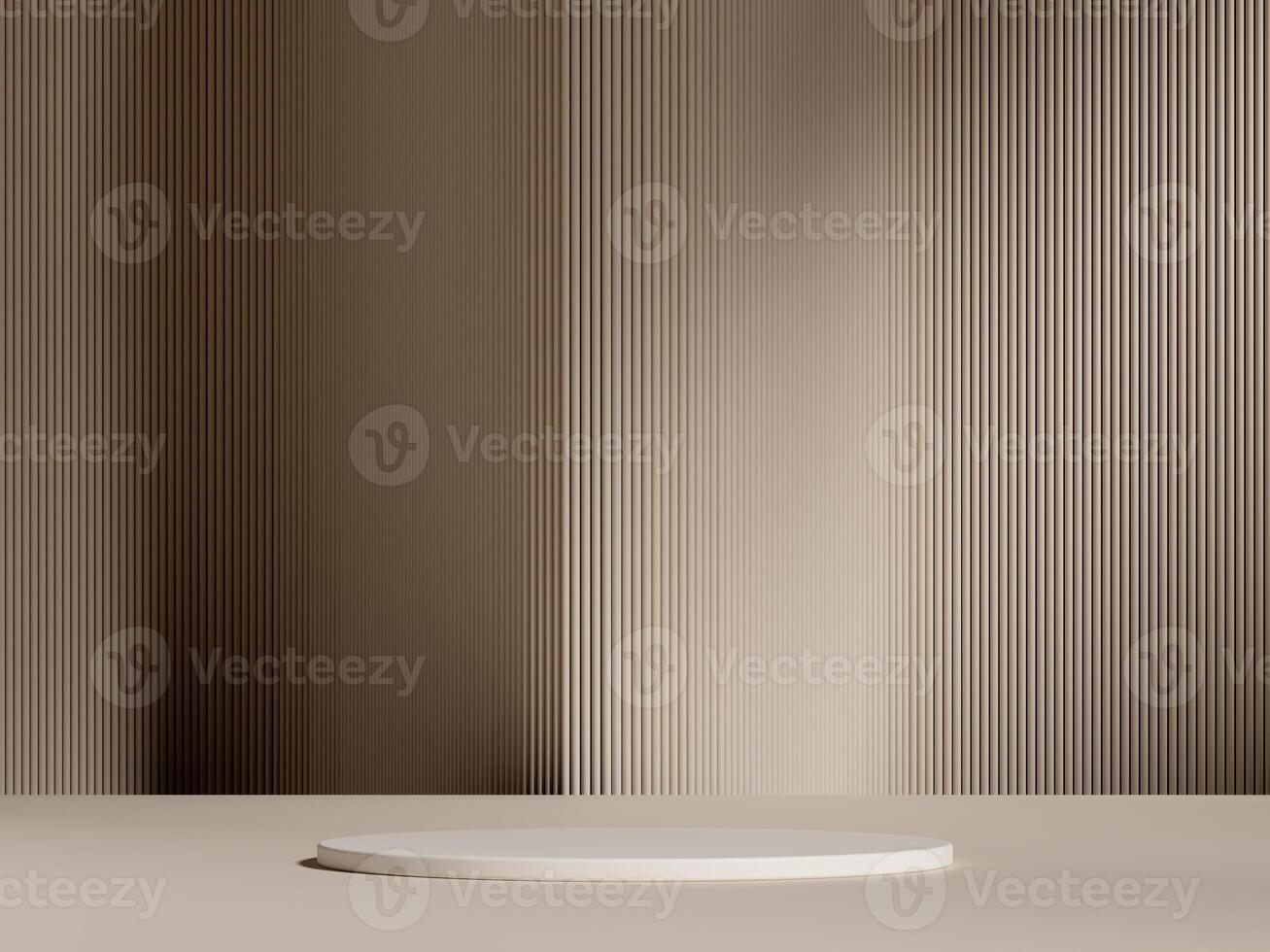 Set of cylinder pedestal podium display, Empty room background. Abstract modern rendering 3d shape for products display presentation. Pastel minimal wall scene, Studio room. 3d rendering photo