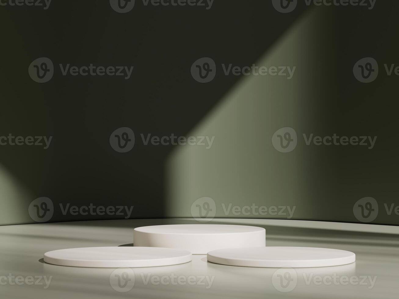3d display product beige minimal scene with geometric podium platform. cylinder background 3d rendering with podium. stand for cosmetic products. Stage showcase on pedestal 3d beige studio photo