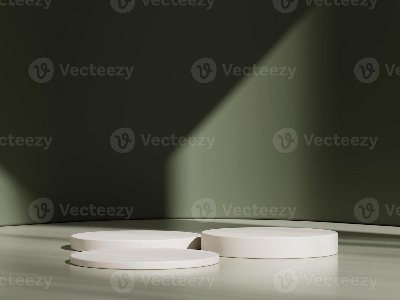 3d display product beige minimal scene with geometric podium platform. cylinder background 3d rendering with podium. stand for cosmetic products. Stage showcase on pedestal 3d beige studio photo