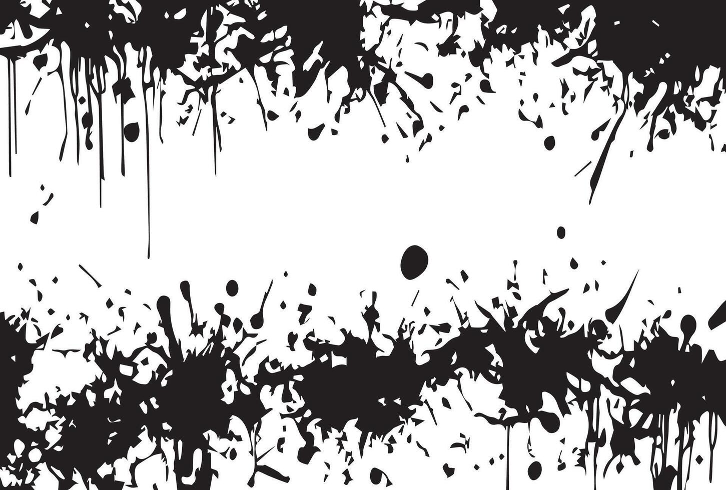 Grunge Distressed Paint Splash Background texture. vector