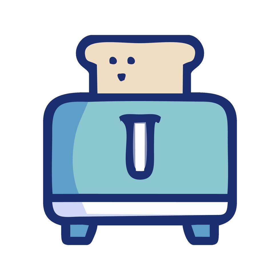 toaster icon illustration vector
