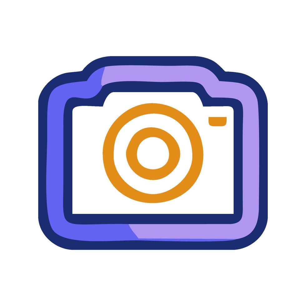 a camera icon on a white background vector