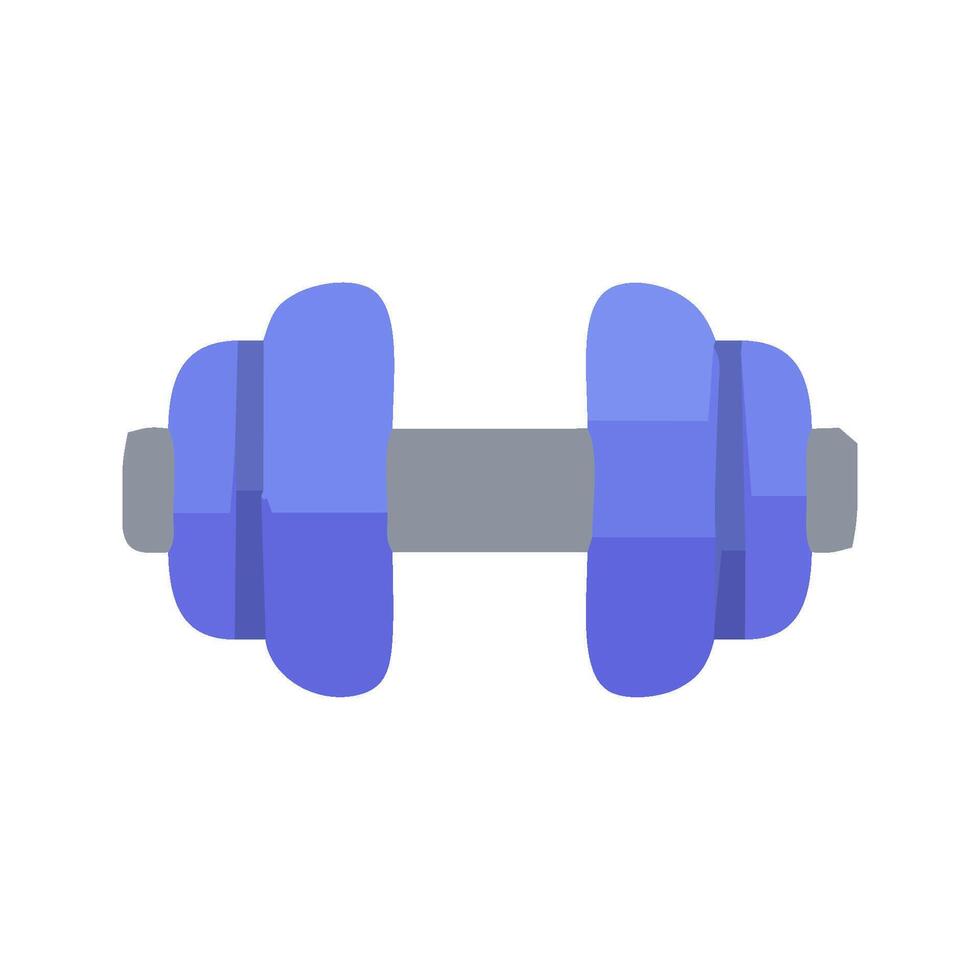 a dumbbell icon on a white background vector