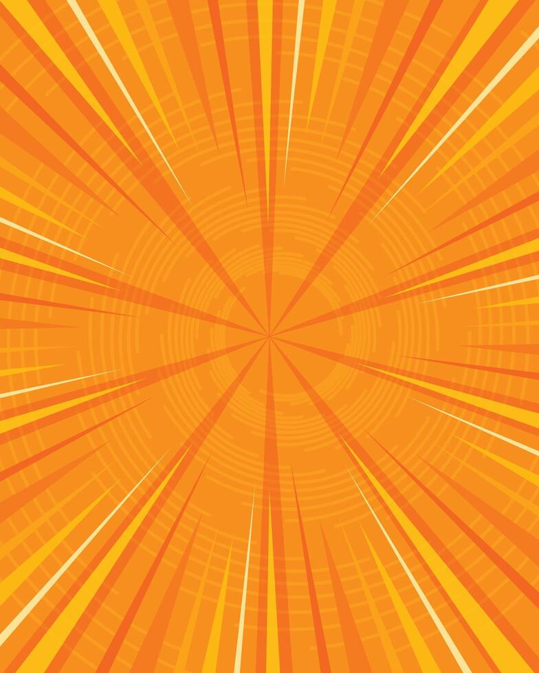 Abstract radial stripes swirl background vector