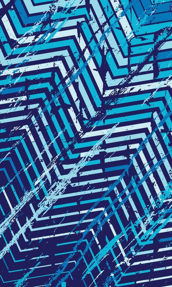 Abstract geometric blue stripes pattern textured wallpaper vector