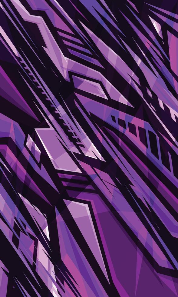 Abstract futuristic geometric wallpaper for extreme jersey teams, racing, games, etc. vector