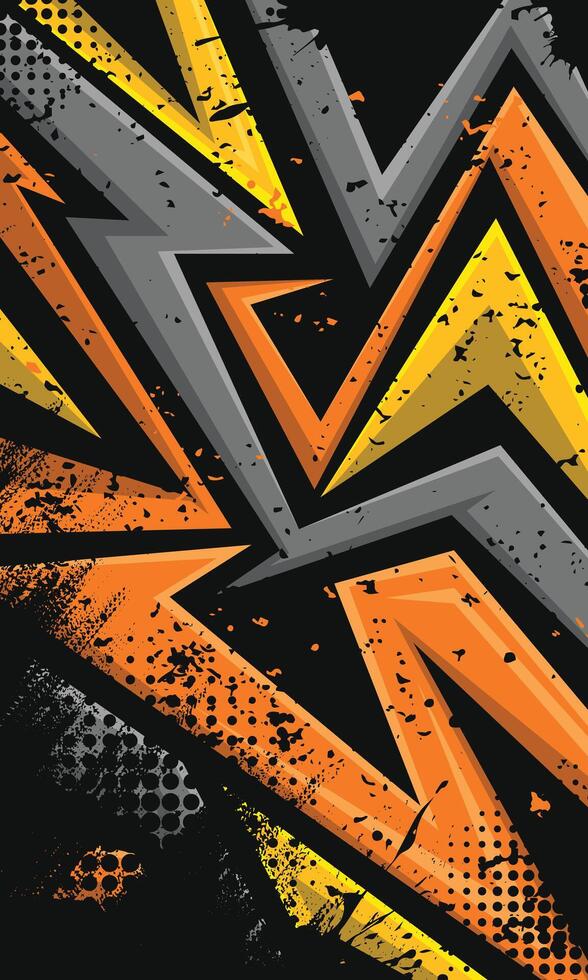 Abstract futuristic grunge background for extreme jersey team, racing, cycling, games, etc vector