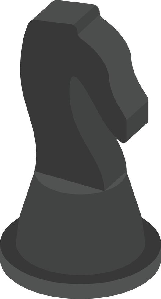 Black Horse Chess Illustration vector