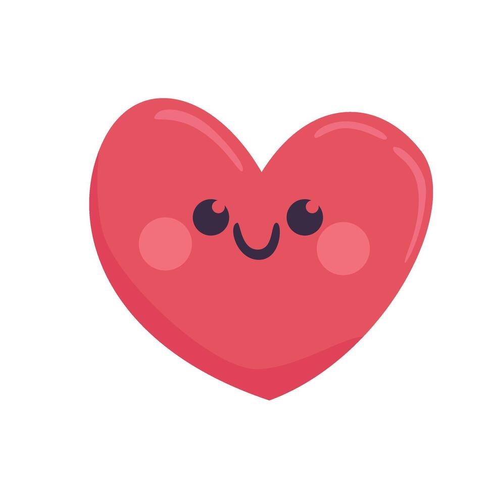 Love Heart smiling Charity Donation illustration vector