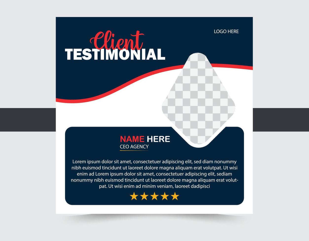 corporate Client Testimonials Design testimonial vector